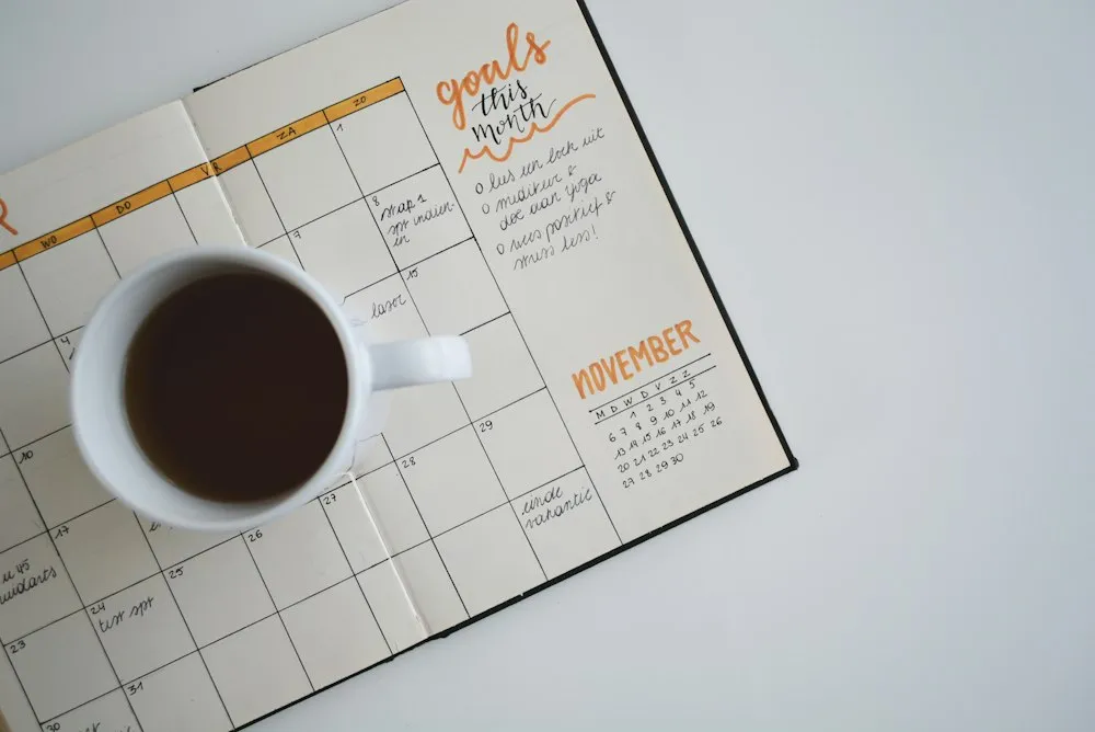 Planner for upcoming priorities